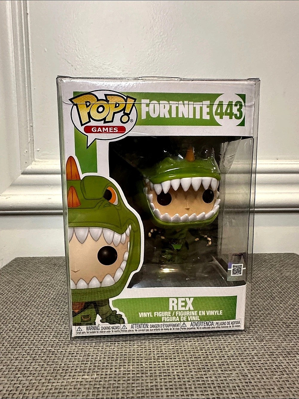 Funko Pop! Games: Fortnite - Rex #443 Green & White Figure